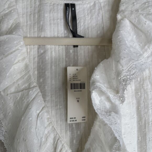 By Anthropologie Ruffled Pintuck Blouse - Picture 5 of 7